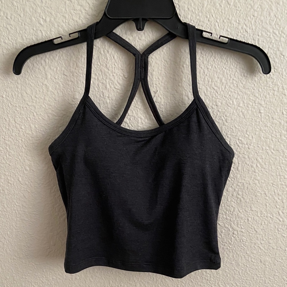 Kyodan Activewear X-Small Charcoal Bra Tank Top
